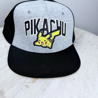Gorra a presión de algodón Pikachu Pokémon para niños, talla única para la mayoría Foto 1 de 4