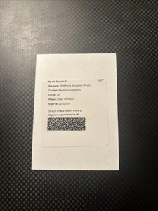 2024-25 Panini Revolution AMEN THOMPSON Signatures Auto Redemption - Bild 1 von 1