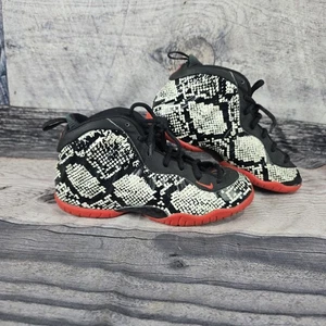 Nike Air Foamposite Größe 3y One Albino Schlangenleder rot schwarz weiß 723946-104 - Bild 1 von 13