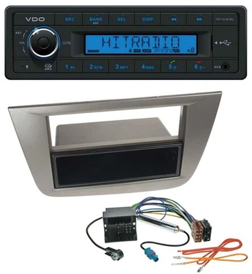 VDO Bluetooth AUX USB MP3 Autoradio für Seat Altea Toledo ab 05 Anthrazit-metall - Bild 1 von 4