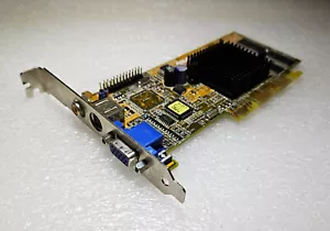 ASUS AGP-VT100 Nvidia Geforce2 MX400 32MB VGA AGP Card - Picture 1 of 4