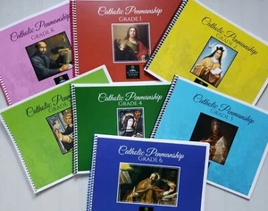 Catholic Penmanship K 1 2 3 4 5 6 ~ Handwriting Workbooks ~ St. Jerome School - Picture 1 of 49