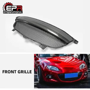 Rejillas de parrilla delantera de carbono para tostador Miata NC3 para Mazda MX5 (ajuste para parachoques OEM) - Imagen 1 de 11