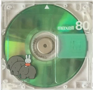 minidisc maxell Miffy Collection 80 MD "Elephant" unbenutzt in geöffneter Folie - Bild 1 von 3