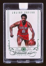 (1st Year) 2012 2013 FLAWLESS EMERALD "DIAMOND" #3/5 JULIUS ERVING "76ERS" MINT