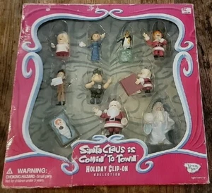 Santa Claus Is Coming to Town Holiday  Clip on Collection Memory Lane 2004 NIB - Picture 1 of 13