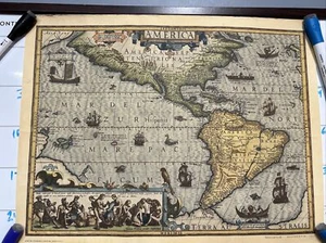 Reproducción de America 1610 de Hoffmann-La Roche Inc serie M4 década de 1950 - Imagen 1 de 9
