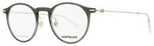 Mont Blanc Mb0099o 001 Silver Demo Lens Men Eyeglasses 48mm A7