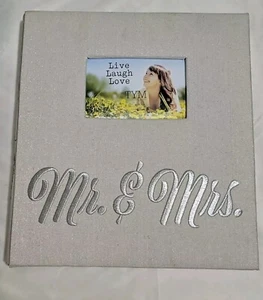 Wedding Photo Album 13" By 13"- "Mr. & Mrs." For Up To 500 Photos Size 6" X 4"  - Picture 1 of 11