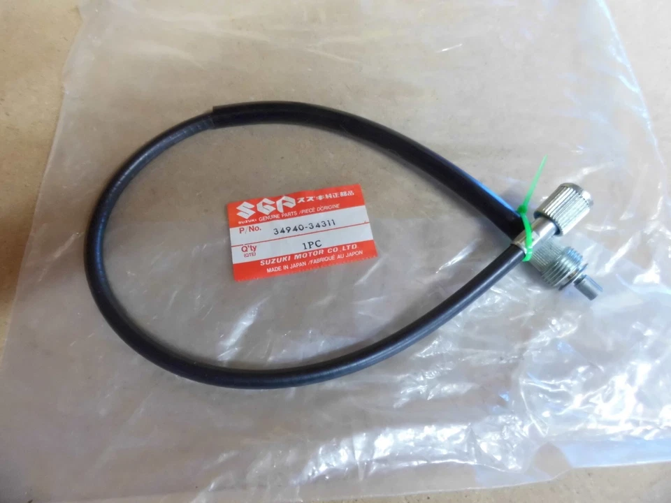 SUZUKI GS450  GS550  GS650  GSX400  GENUINE NOS TACHOMETER CABLE - # 34940-34311 - Image 1 of 1