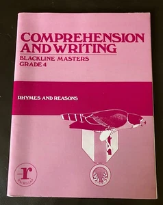 Vintage UNUSED 1983 Comprehension & Writing Blackline Masters grade 4 r Series - Picture 1 of 7