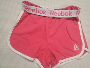 Reebok Cute Pink Lightweight Sweat Shorts size 8-10 - Picture 1 of 2
