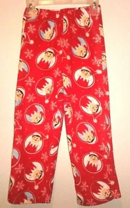 Elf On The Shelf Youth Size 6 Fleece Pajama Sleep Pants - Picture 1 of 3
