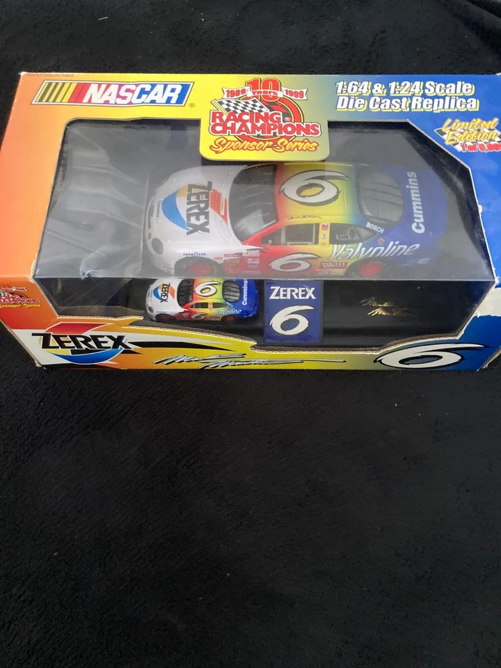 Mark Martin Zerex Sponsor Series 1 24 & 1 64 Racing Champions #6 Car 1999 NASCAR