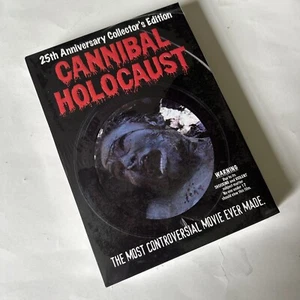 Grindhouse HD Cannibal Holocaust DVD 25th Ann Numbered Collector Ed-2x-slip-NEW - Imagen 1 de 5