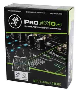 Mackie ProFX10v3 10-Channel Professional Effects Mixer w/USB ProFX10 v3 - Picture 1 of 5