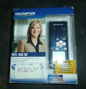 Grabadora de voz digital Olympus WS-500 M MP3 - USB - EN CAJA - Imagen 1 de 1