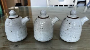 3 Pieces White Small Sauce Pot - Picture 1 of 13