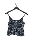 Hollister Women's T-Shirt M Blue Viscose With Polyester Camisole