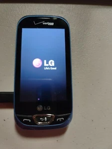 LG VN280 Extravert 2 Verizon Bluetooth Voice Slider Blue Cell Phone see details - Picture 1 of 4