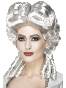 Marie Antoinette Womens Wig Curls Victorian Costume Hair - Picture 1 of 1