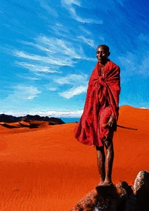 COOL ART - OUT OF AFRICA l - HAND FINISHED, LIMITED EDITION (25) - Bild 1 von 1