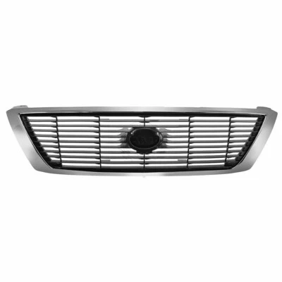 Fits 1995-1997 Toyota Avalon OE Chrome & Black ABS Horizontal Replacement Grille - Image 1 of 2