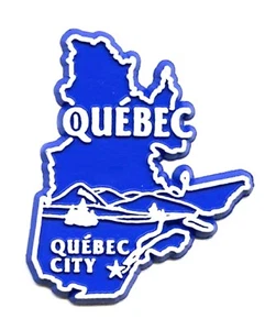 Imán de nevera contorno provincia canadiense de Quebec - Imagen 1 de 1