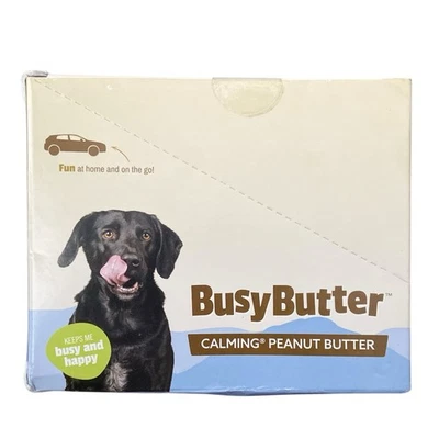 Pet Naturals BusyButter Calming Peanut Butter For Dogs 6 Count Easy Squeeze 7/25 - Image 1 of 2