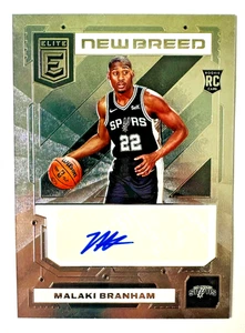 2022-23 Donruss Elite Malaki Branham AUTO RC New Breed Spurs Rookie! - Picture 1 of 3