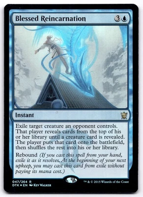 MTG Blessed Reincarnation - Dragons of Tarkir Foil | NM - Image 1 of 2