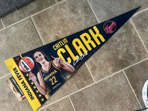 CAITLIN CLARK #22 INDIANA FEVER ROLL UP FELT PENNANT 12"x30" NEW WINCRAFT 🏀 - Picture 1 of 2