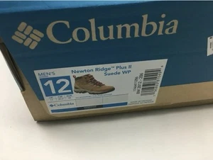 Columbia Newton Ridge Plus 11 Suede WP Size 9,5 Hiking Boots New Box - Picture 1 of 6