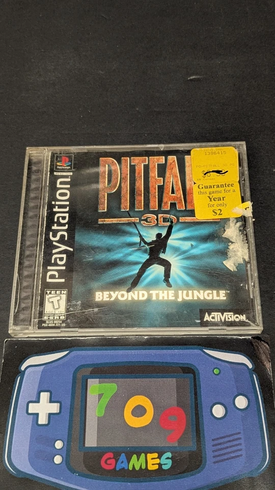 Pitfall 3D: Beyond the Jungle (Sony PlayStation 1, 1998) PS1 CIB Complete - Image 1 of 1