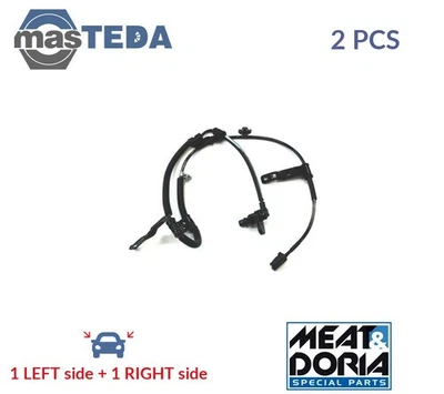 90378 ABS WHEEL SPEED SENSOR PAIR FRONT MEAT & DORIA 2PCS NEW OE REPLACEMENT - Image 1 of 4
