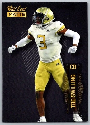 2022 Wild Card Matte Tre Swilling Georgia Tech Yellow Jackets #MB-106 - Image 1 of 2