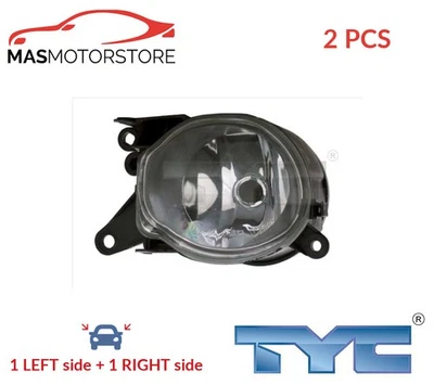 FOG LIGHT LAMP PAIR TYC 19-0001-05-2 2PCS I NEW OE REPLACEMENT - Image 1 of 4