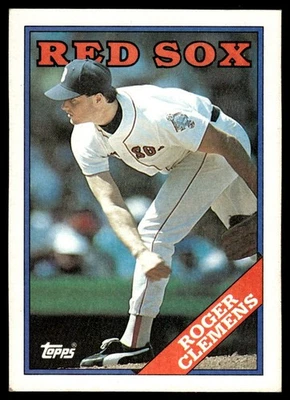 1988 Topps #70 Roger Clemens Medias Rojas de Boston Foto 1 de 2