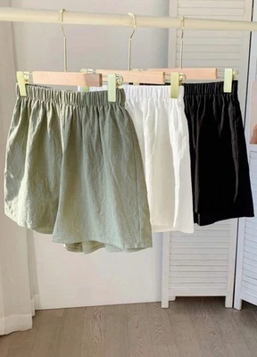 Shein Curvy Comfortcana 3-Piece Linen 100% Cotton Shorts Set Plus Size 4X - Image 1 of 4