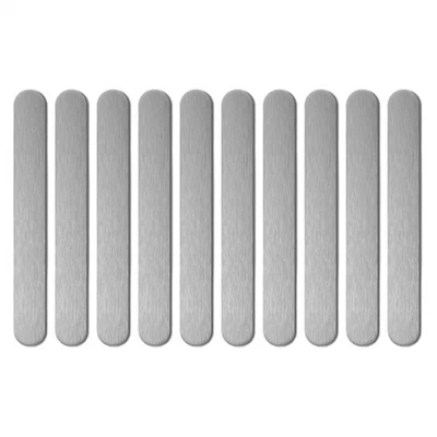 10pcs Adhesive Metal Plates for Magnetic Mounts Steel Strips with Adhesive Back - Image 1 of 4