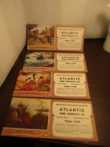 Vintage Cardstock Calendar ATLANTIC STEEL PRODUCTS CO 1952 '53 - Philadelphia PA - Picture 1 of 11