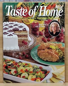 Taste Of Home Magazine JUNE/JULY 2001 w/ Clip & Keep Recipe Cards - Picture 1 of 16