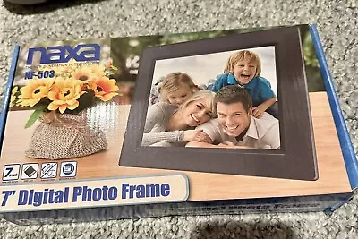 Naxa NF-503 7" TFT LCD Digital Photo/Picture Frame BRAND NEW - Image 1 of 2
