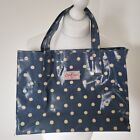 Cath Kidston PVC Bag, Blue Polkadot, Bag For Life, Shopping