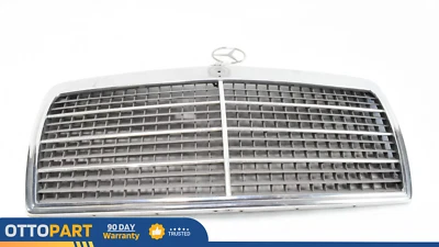 1993 梅赛德斯 300E 前帽罩烧烤架 铬 原始设备制造商 — 第 1/4 张图片