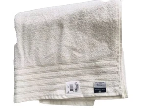 Hotel Collection ivory Micro Cotton Bath Towels 28"x 52" (Lot of 2) - Picture 1 of 7