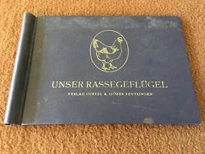Sammelordner Unser Rassegeflügel für Kunstdrucke aus Kleintierzüchter - 60er ? - Bild 1 von 5