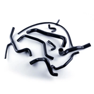 For 1994-98 Volkswagen GOLF Mk3 Jetta Vento A3 VR6 Silicone Radiator Hose Black - Image 1 of 4