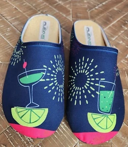 Flexus By Spring Step Women's Summer Flower Slip-On Slippers Size 40/US 9 - Picture 1 of 9