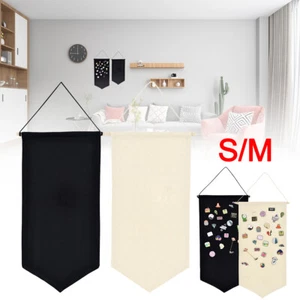 Pin Display Pennant Badge Wall Canvas Banner Kids Room Decor Multi-function NEW - Picture 1 of 12